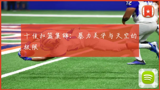 十佳扣篮集锦:暴力美学与天空的极限